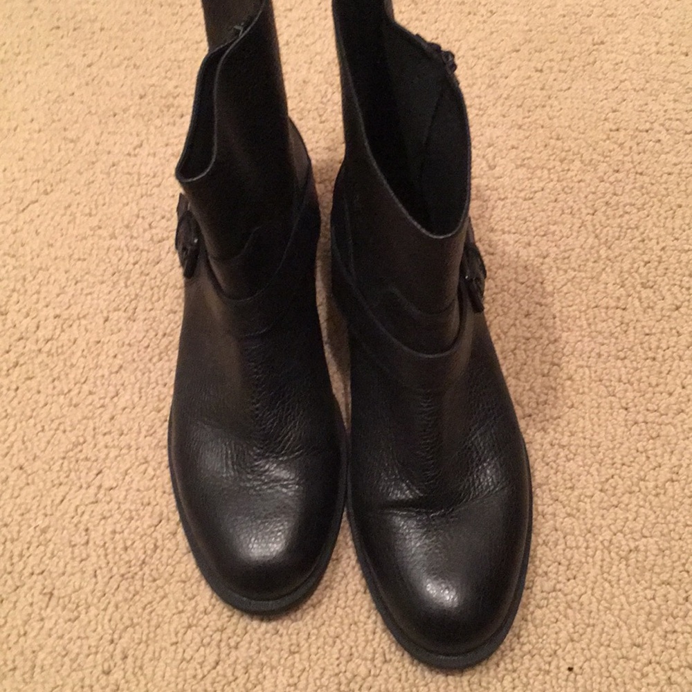 Black ankle boots